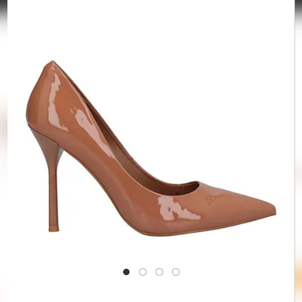 New Jeffrey Campbell Trixy Pumps In Camel Patent Leather Heels camel brown tan 8